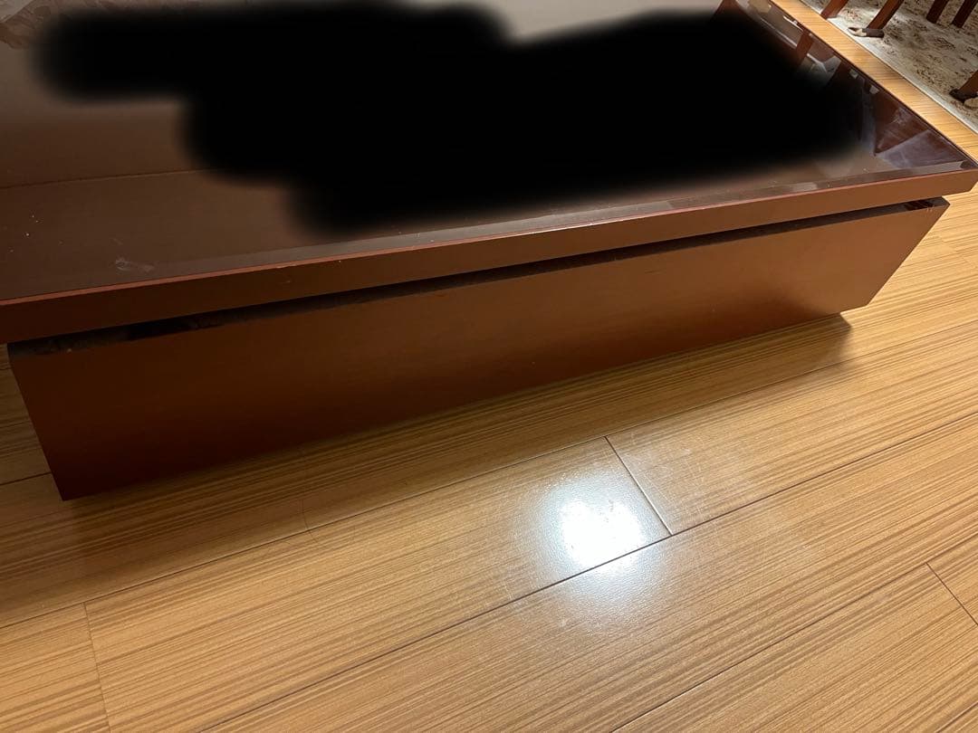 高橋工芸　ダークブラウン　アメリカンチェリー製　センターテーブル　ローテーブル