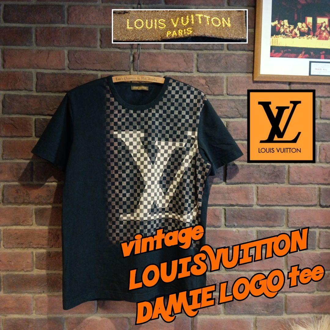レア！LOUIS VUITTON ルイ・ヴィトン ダミエ LV ロゴ Tシャツ