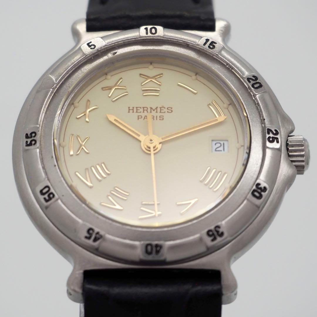 251【美品】HERMES 時計　レディース　キャプテンニモ　ダイバーウォッチ