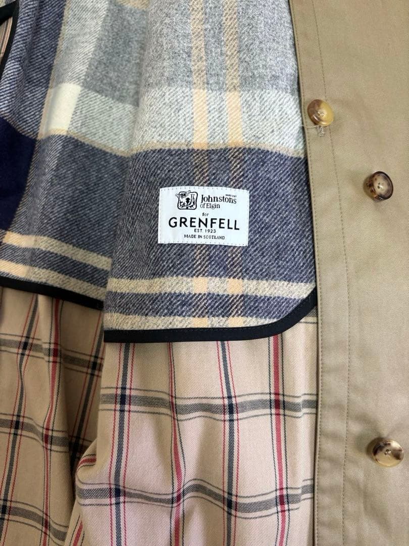 GRENFELL ベージュ トレンチコート　40