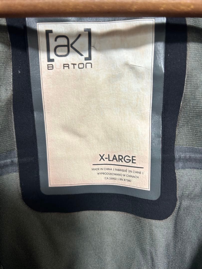 スノーボード Burton [ak] 3L HOVER JKT GORE-TEX XL