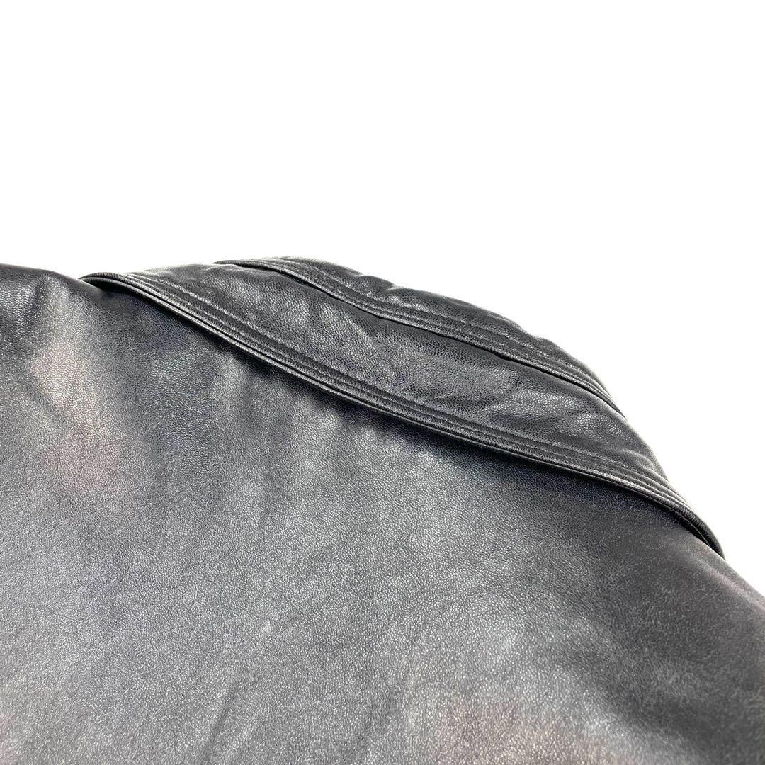 【超希少】 90s レザージャケット　TALON セメント切り替え　ヴィンテージ