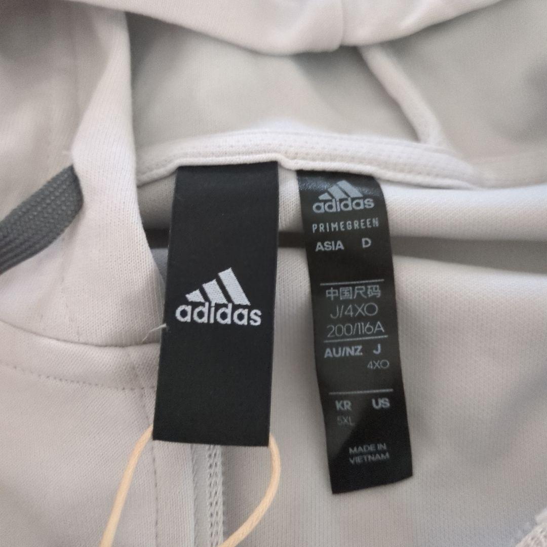 【新品・稀少サイズ4XO】アディダススポーツウェアリブインサートトラックスーツ