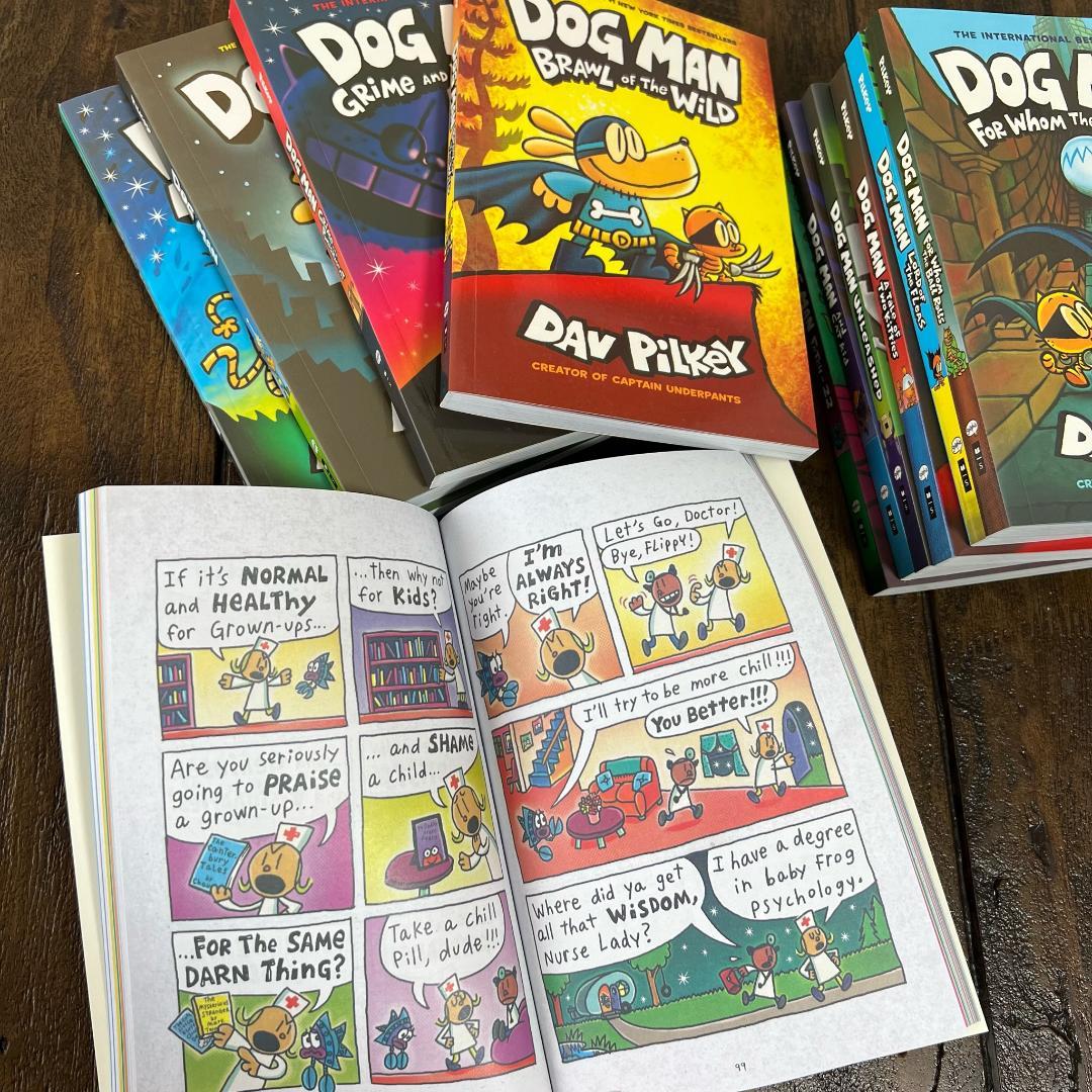 Dog Man 英語漫画18冊セット ドッグマン　マイヤペン対応