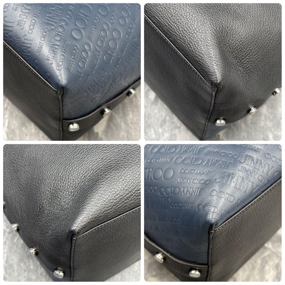 grem-t ✨ジミーチュウ　トートバッグ　バイカラー　スタッズ