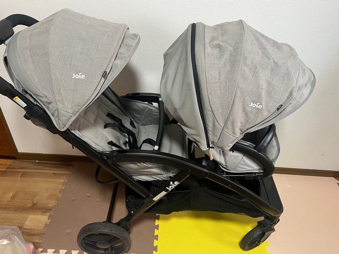 Joie ダブルベビーカー グレー 10.1kg