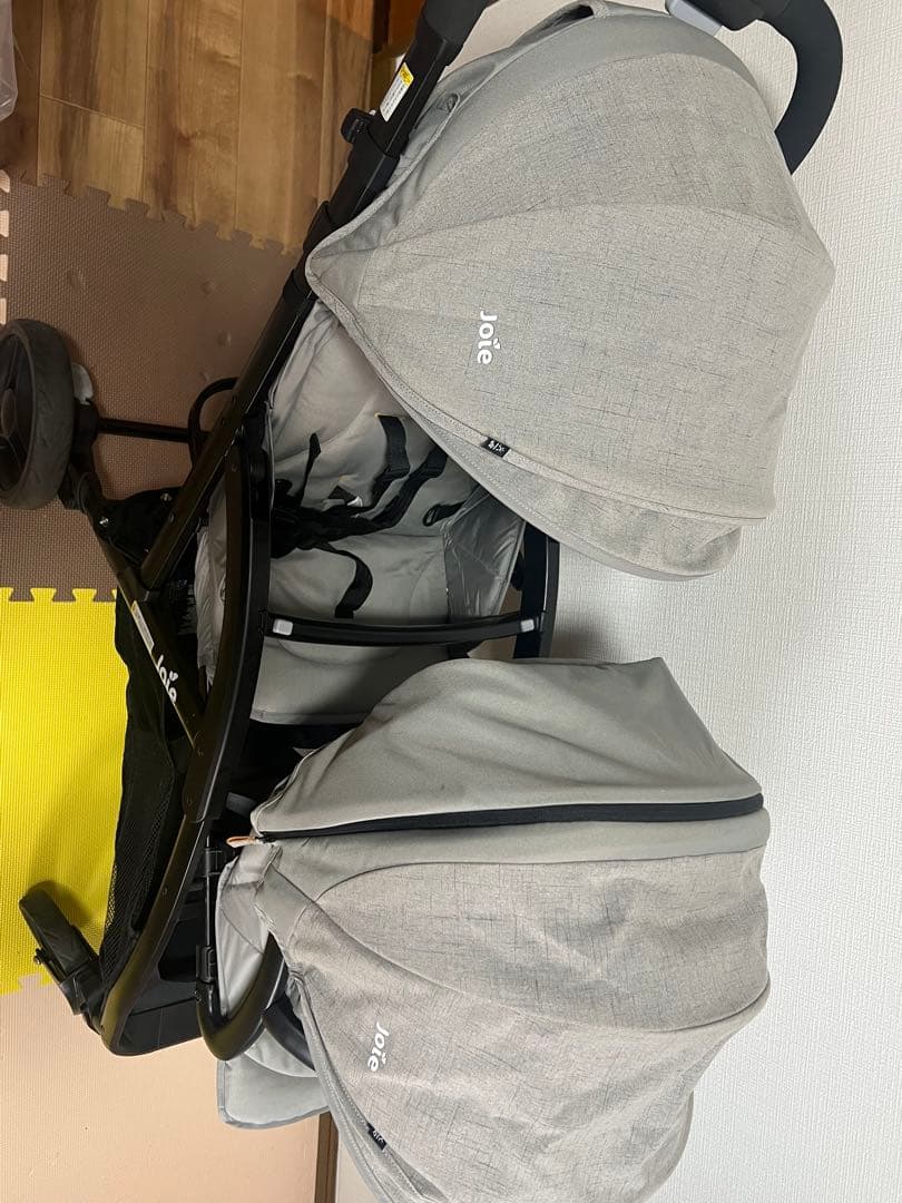 Joie ダブルベビーカー グレー 10.1kg