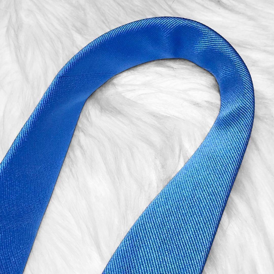 【タグ付未使用】カルティエ ナロータイ 無地 スカイブルー 成人式 プレゼント