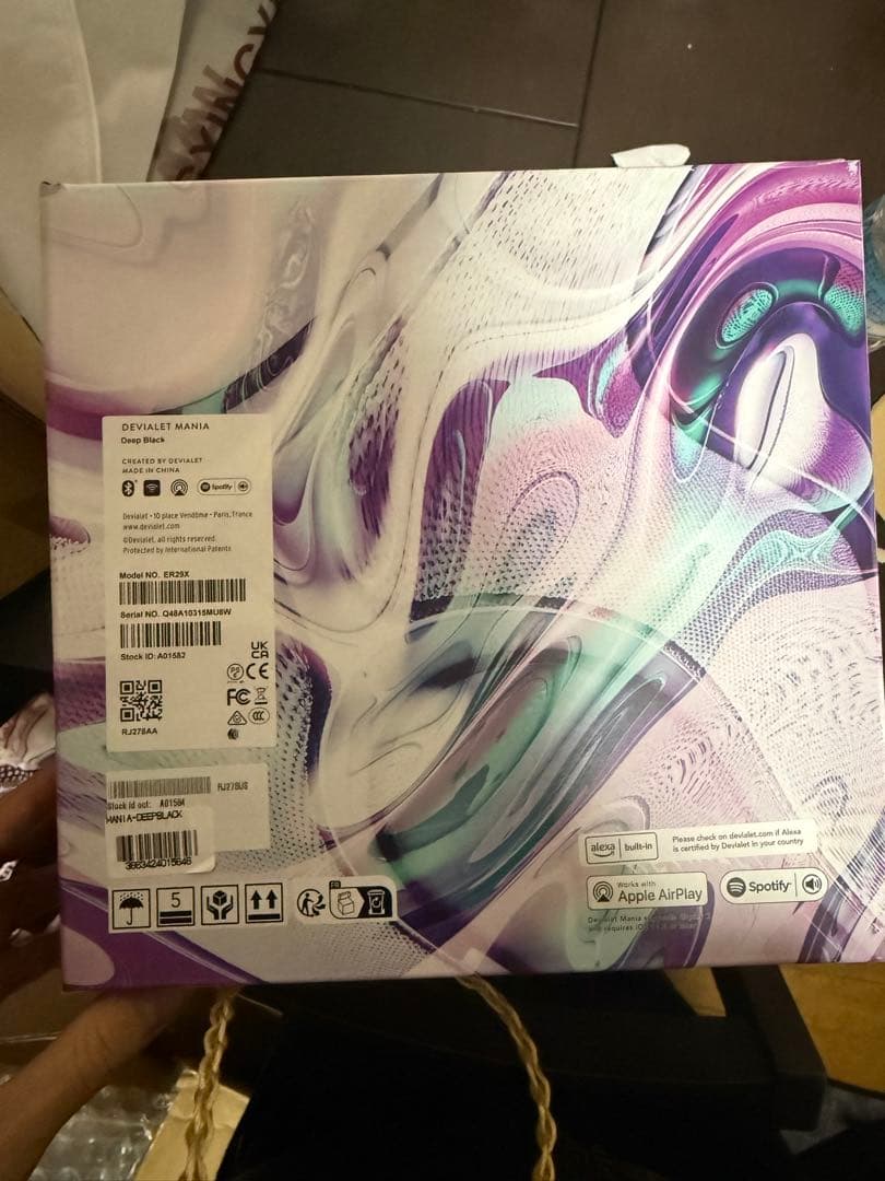 Devialet Mania ワイヤレススピーカー　デビアレ　マニア　ブラック