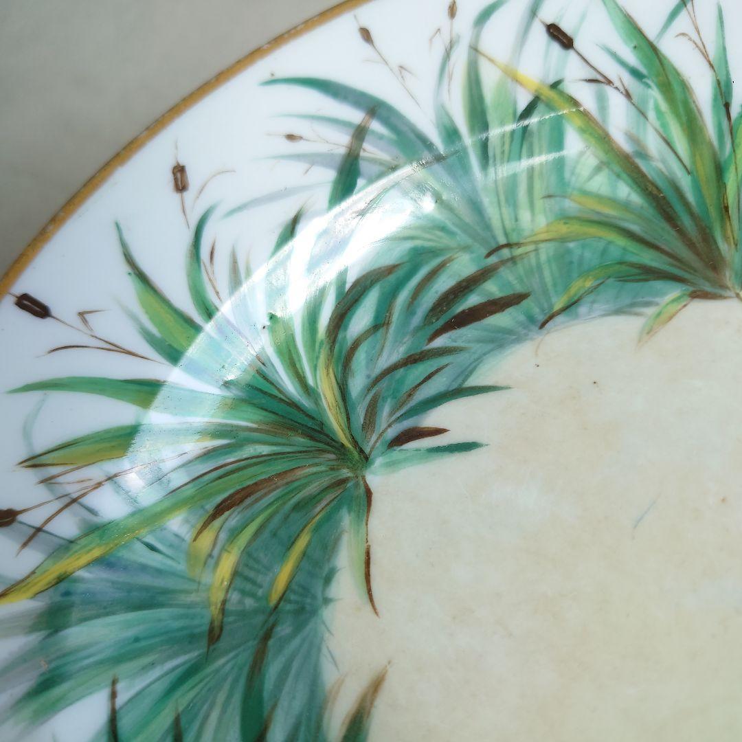 希少 マイセン meissen 水辺の植物 蒲