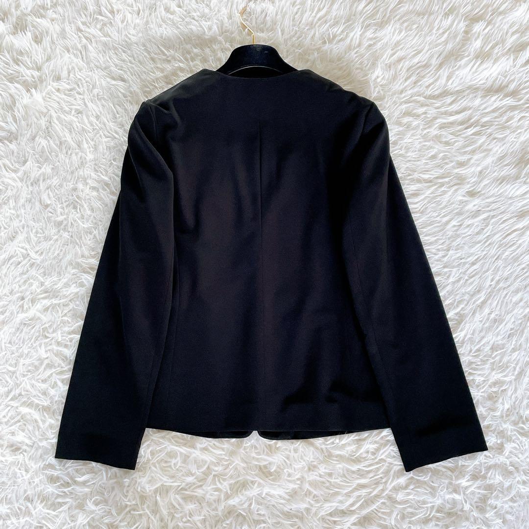 極美品✨【ナチュラルビューティーベーシック】ノーカラージャケット パンツ セット