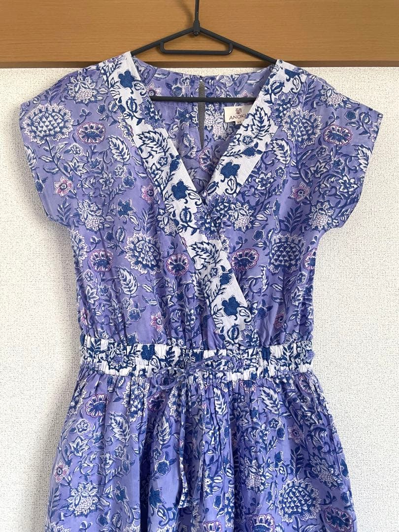美品　ANOKHI アノーキ　オールインワン　サロペット ロングワンピース