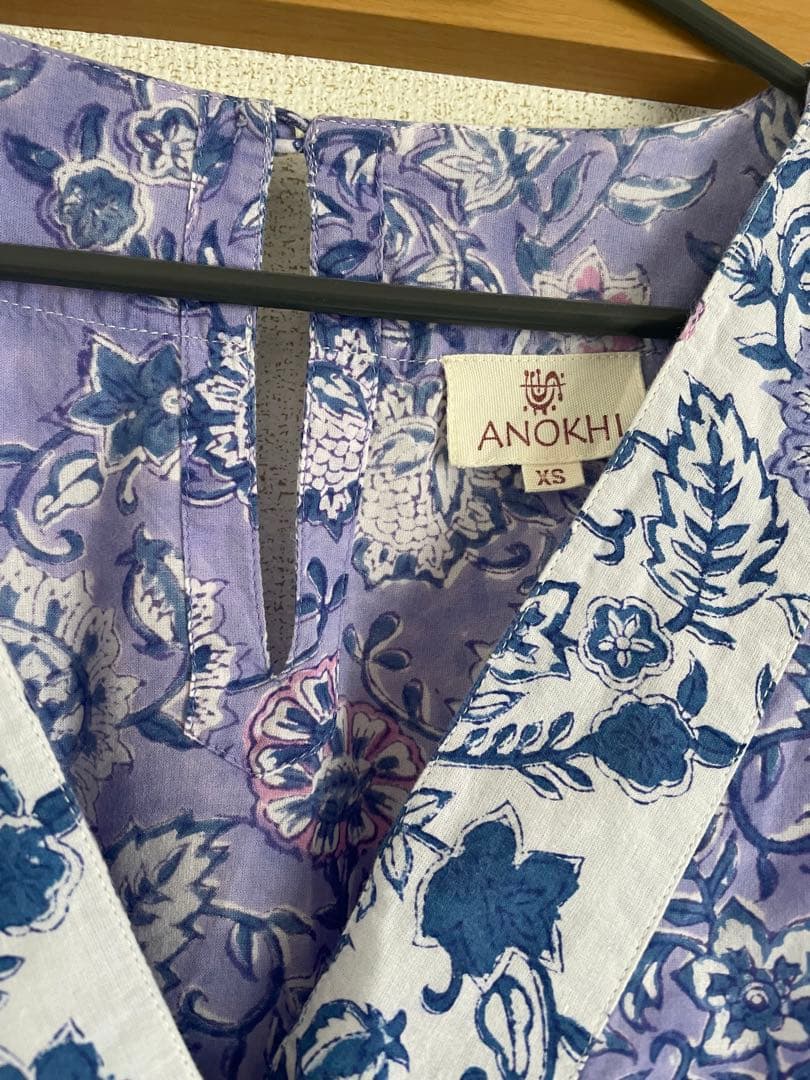 美品　ANOKHI アノーキ　オールインワン　サロペット ロングワンピース