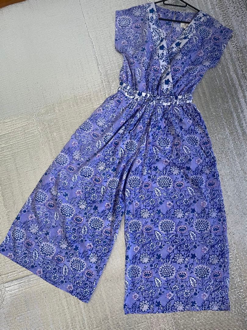 美品　ANOKHI アノーキ　オールインワン　サロペット ロングワンピース
