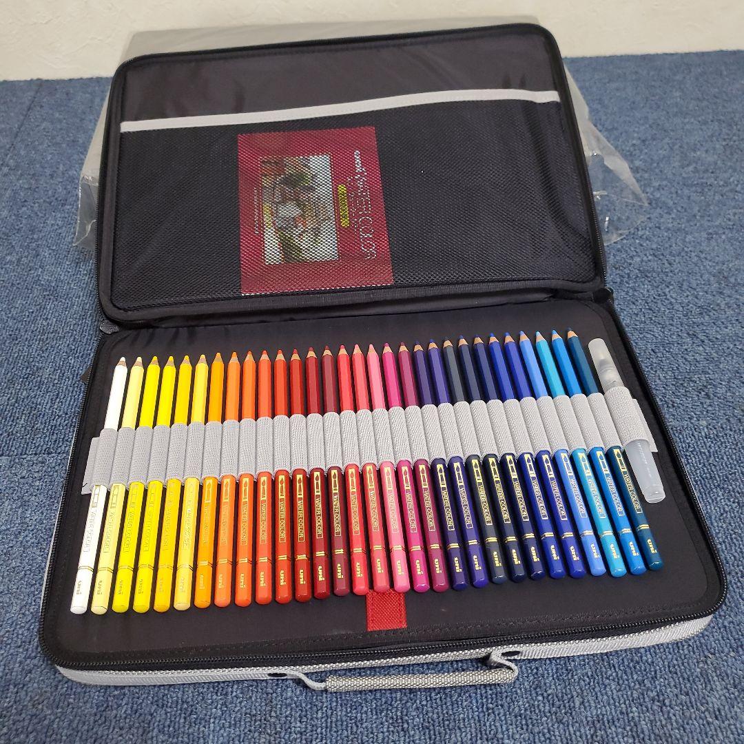 h391☆uni☆色鉛筆100色セット☆ハードケース☆60色セット新品☆現品のみ