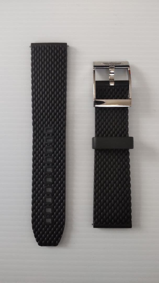 【美品】ブライトリング　純正　ラバーベルト　バックル　セット