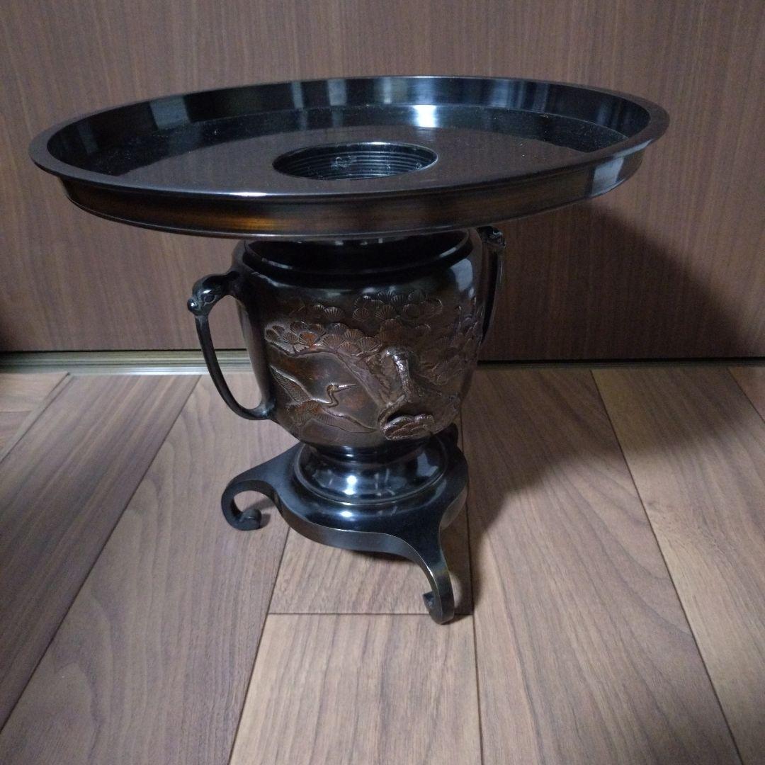 薄端　高岡 唐銅花器