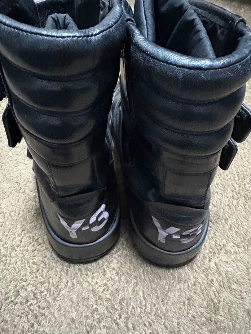 y3 Yohji Yamamoto レザー　ハイカットスニーカー