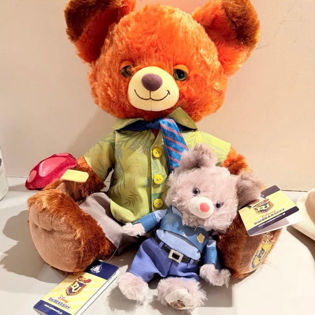 【新品】ユニベアシティ　パウシクル　ニック　ユニベア　ぬいぐるみ　ジュディセット