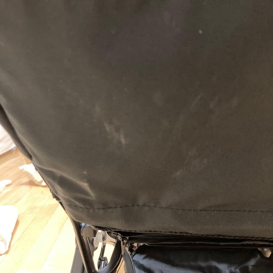 Cybex ネイビー ベビーカー　バンパーバー・収納袋付き