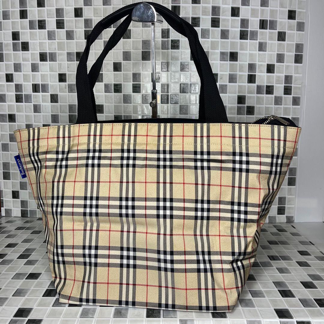 美品 Burberry バーバリーブルーレーベル トートバッグ ハンドバッグ 5