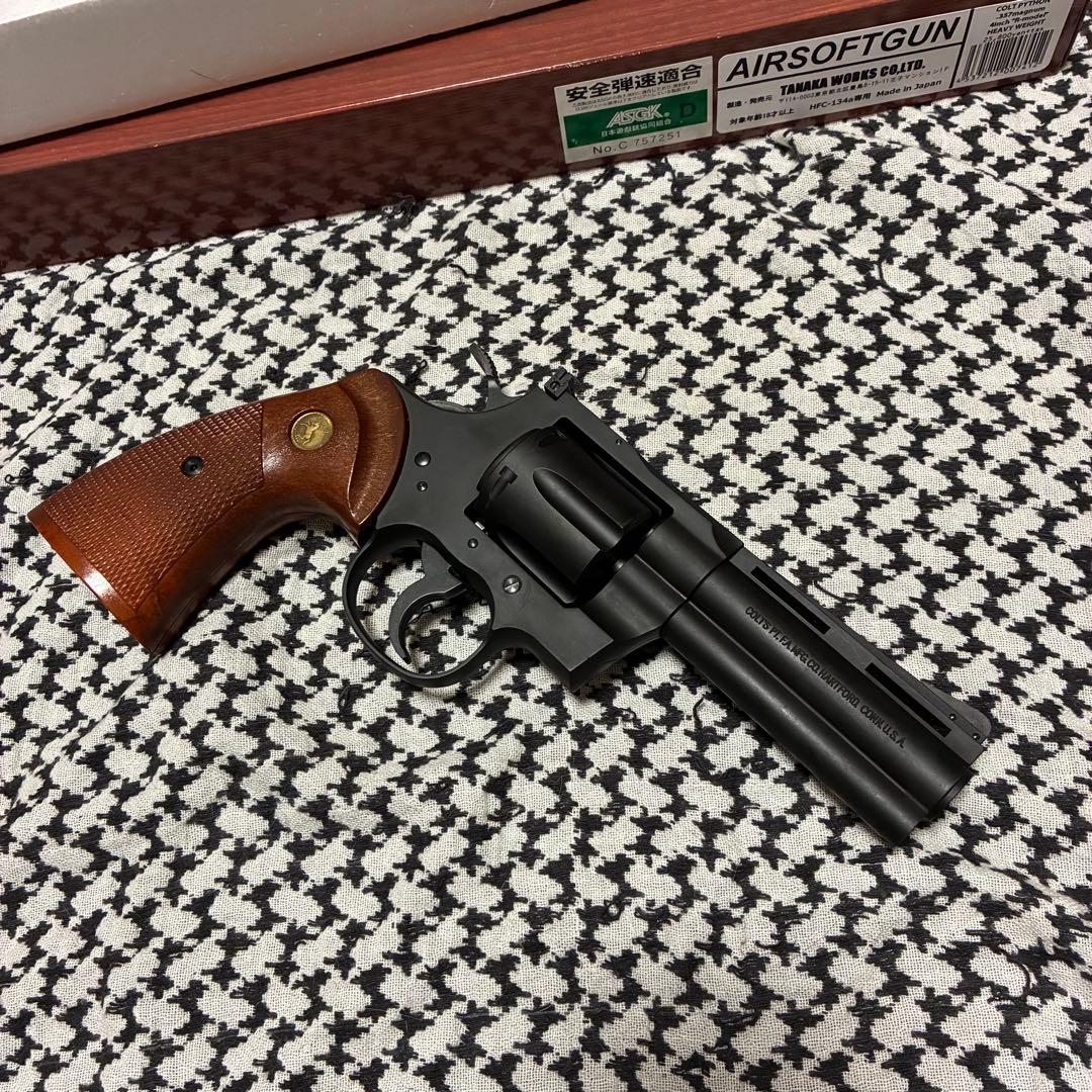 村*平様 タナカ　コルト　パイソン　4インチ　HW R-MODEL Python