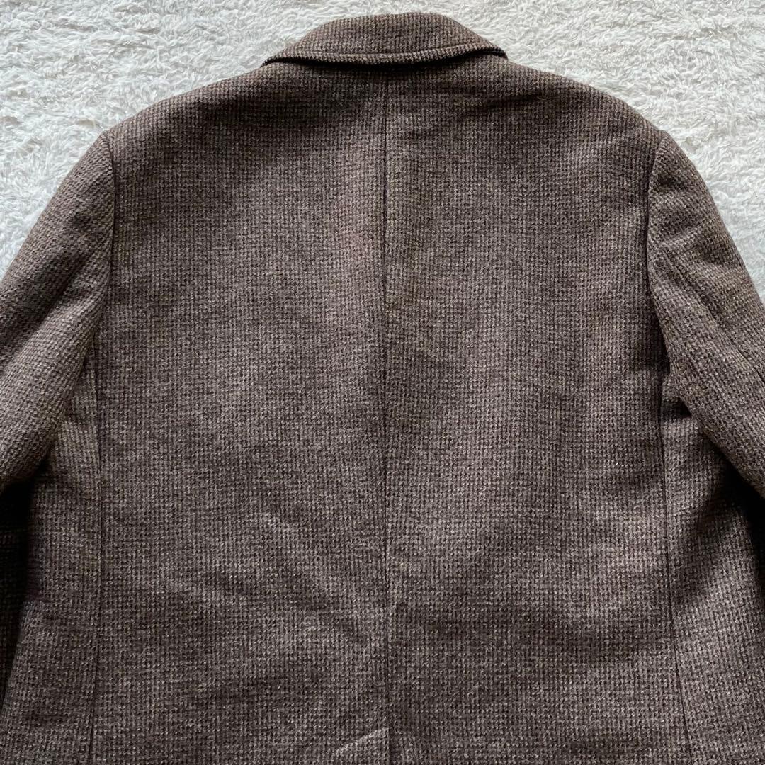 極上の逸品 ヴィンテージ フランス製 ウール ツイード チェスターコート 56
