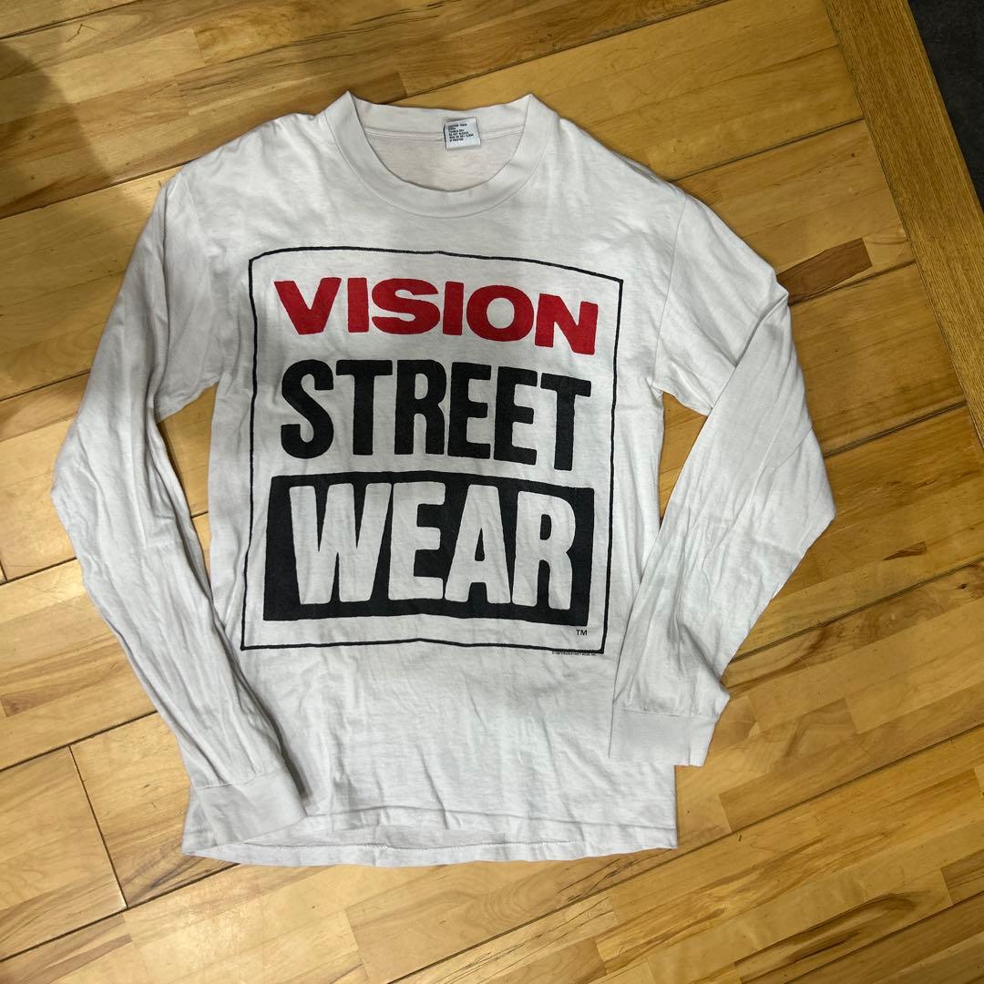 80s USA製VISION STREET WEAR ロンＴ　M