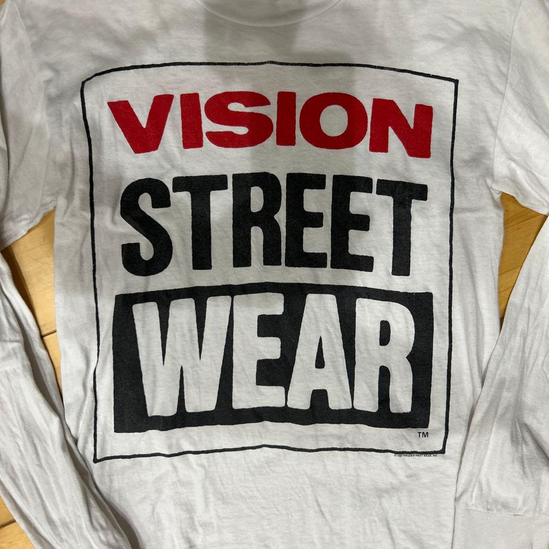 80s USA製VISION STREET WEAR ロンＴ　M