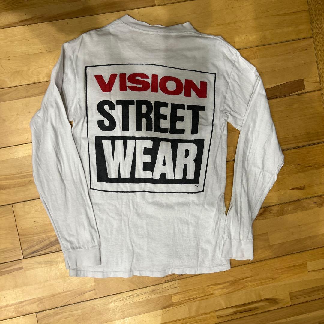80s USA製VISION STREET WEAR ロンＴ　M