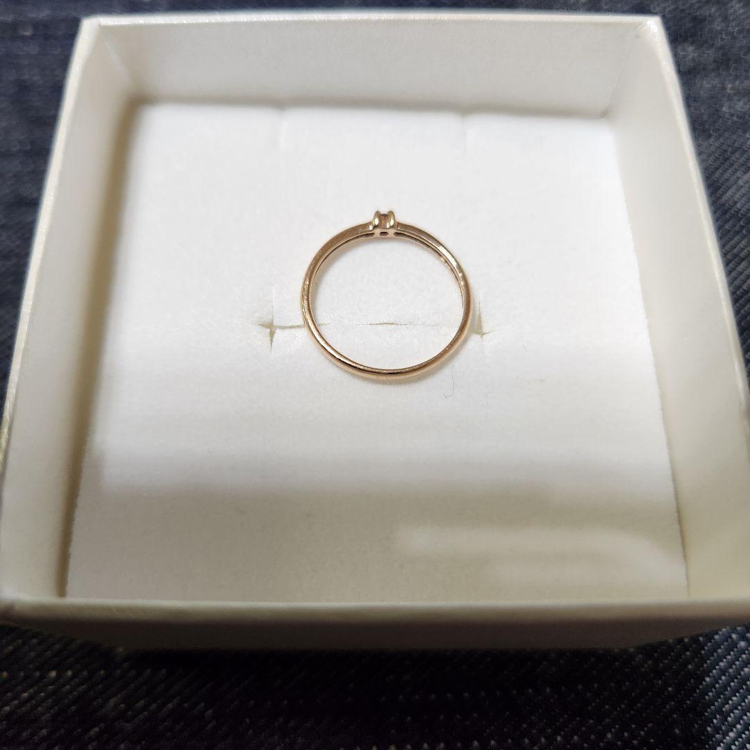 K9PG ピンキーリング　小指　指輪　ダイヤ　ゴールド　ジュエリーマキ