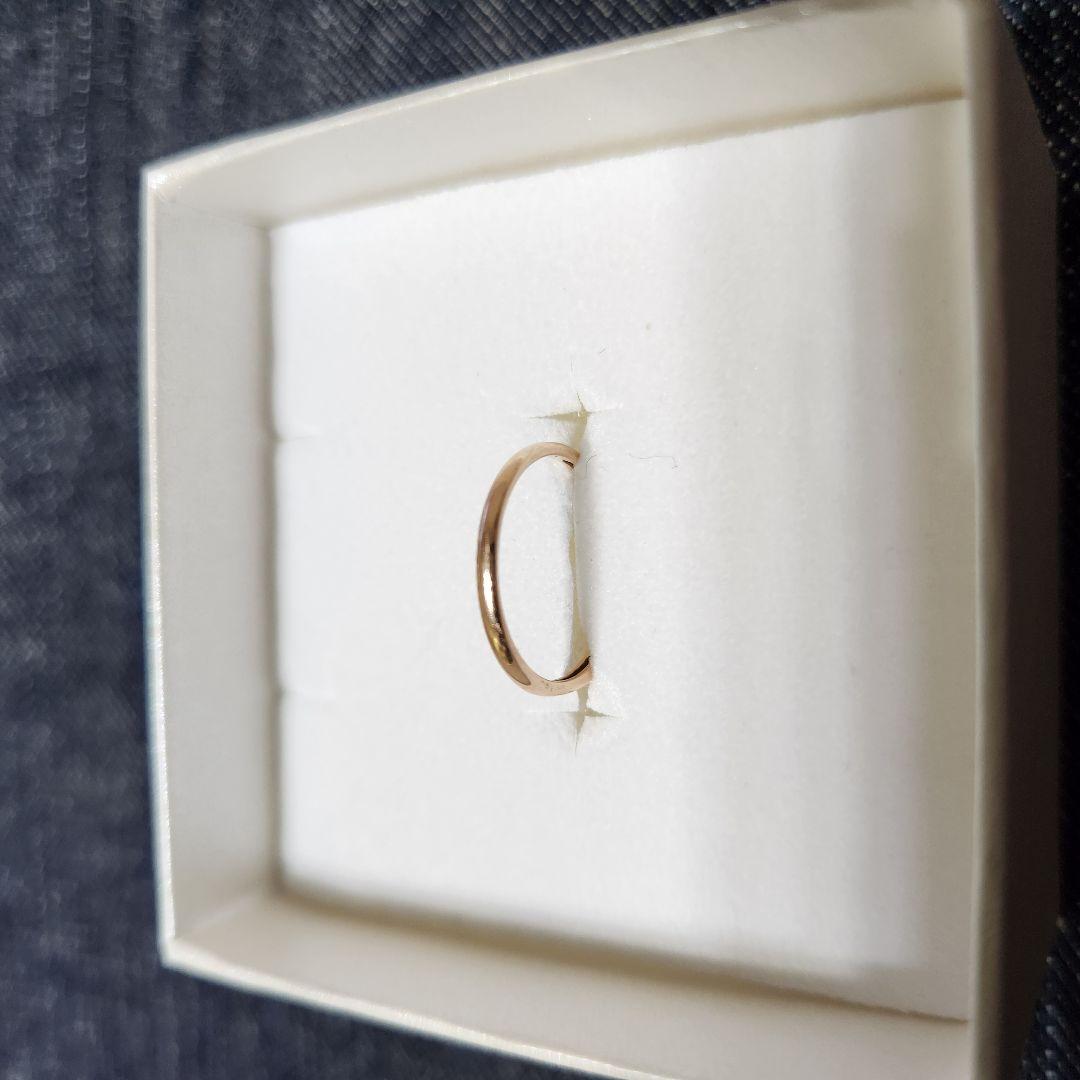 K9PG ピンキーリング　小指　指輪　ダイヤ　ゴールド　ジュエリーマキ