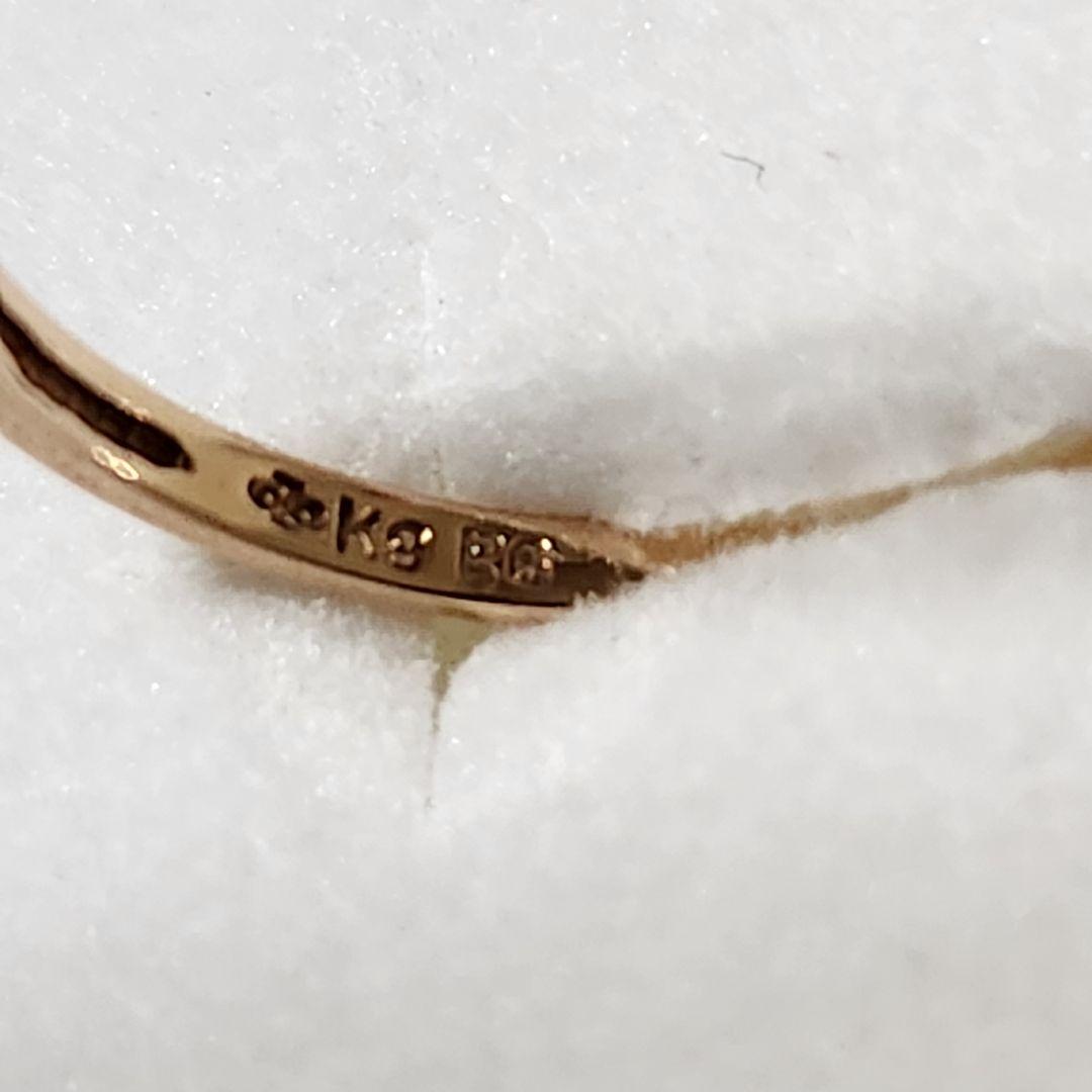 K9PG ピンキーリング　小指　指輪　ダイヤ　ゴールド　ジュエリーマキ