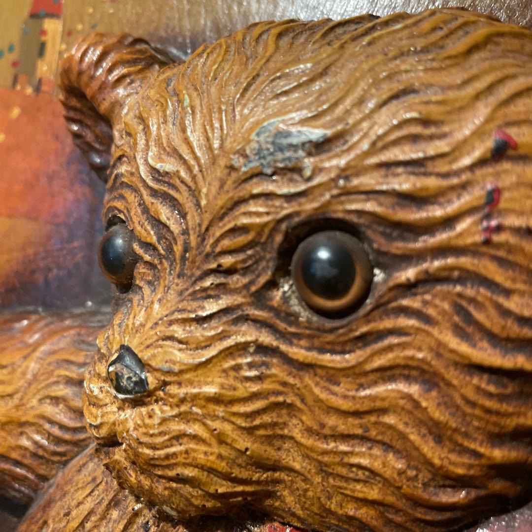 テディベアの木製アート