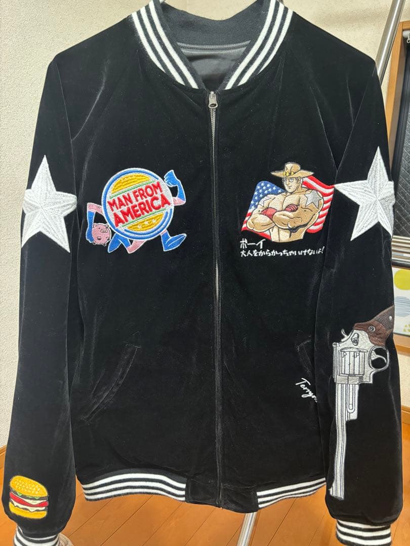 ス*コ様 キン肉マン スカジャン リバーシブル　 サイズＭ　大阪限定！美品！