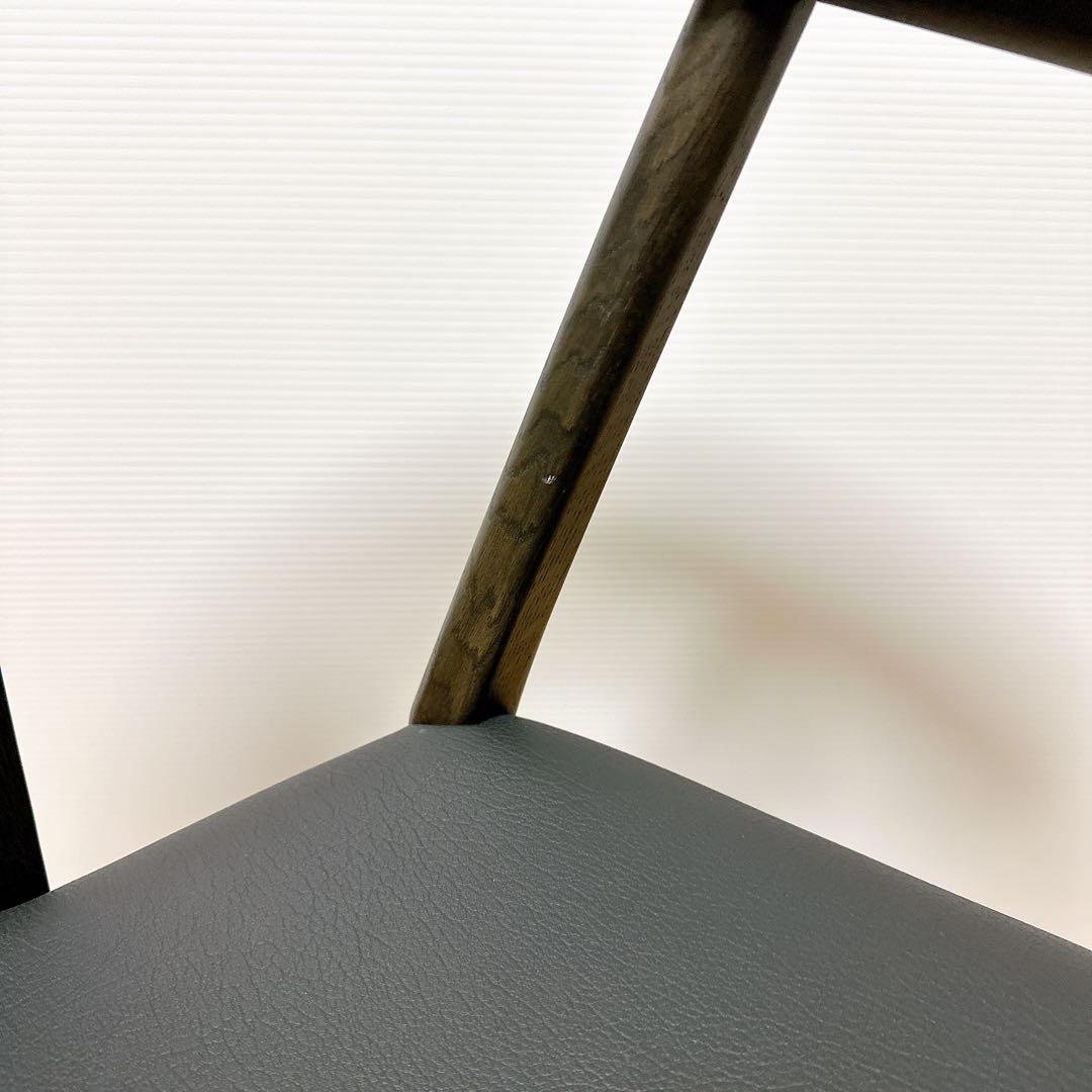 karimoku カリモク 日本製 CW46 ダイニングチェア 本革 レザー