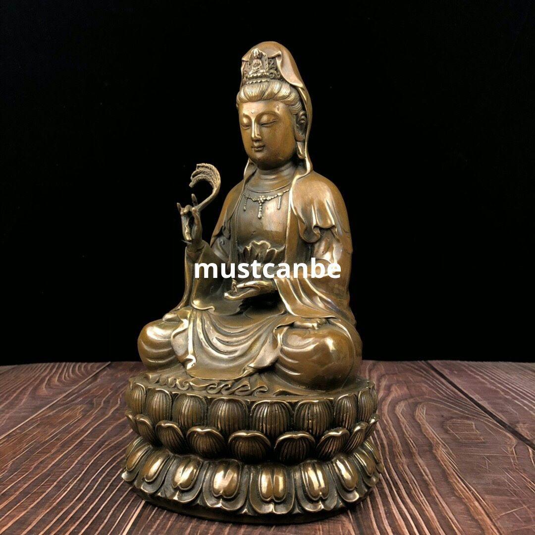 仏教美術 仏像 柳枝観音像 小仏像 銅製 銅器