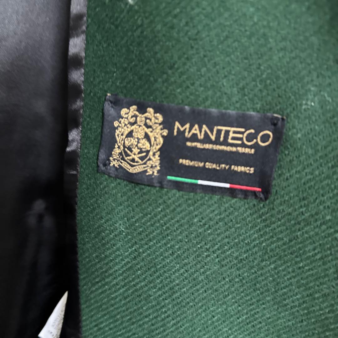 ZARA コート　グリーンMサイズ　MANTECO