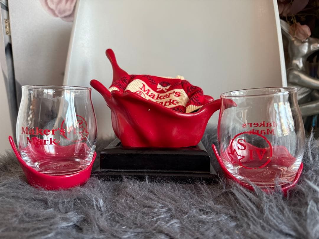 Maker's Mark ディスプレイスタンド＆グラス＆ボトルニット
