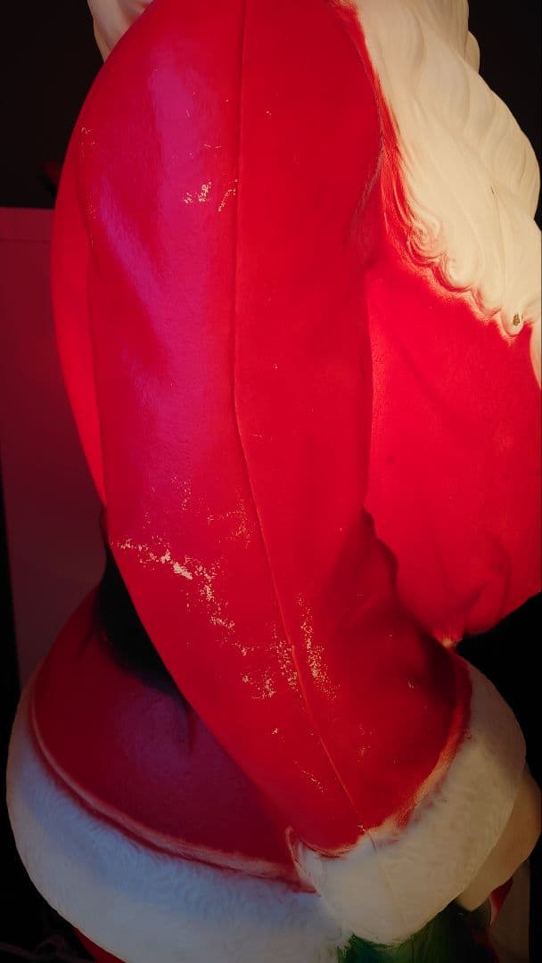 【希少】 vintage サンタクロースライト 約60cm