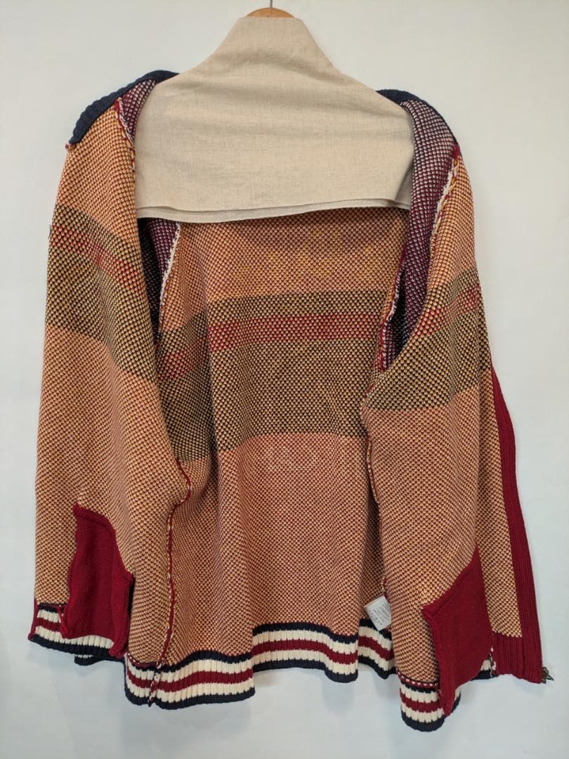 スカジャン風 ニットカーディガン●サイズXXL●（商品番号51204）