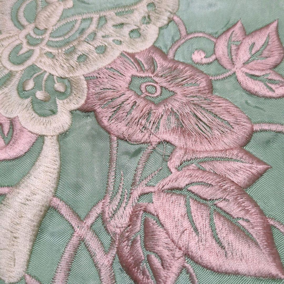 聖林公司◆バタフライ刺繍 サテン リバーシブル スカジャン 日本製 2