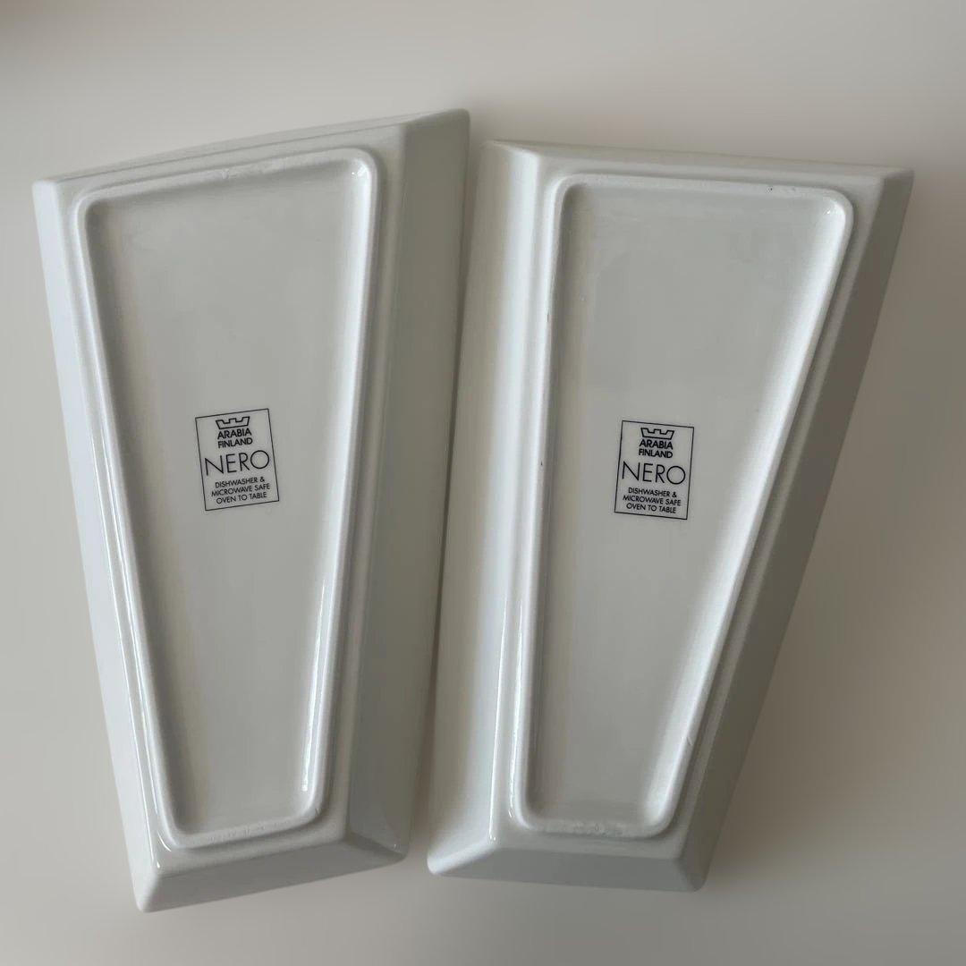 新品 廃盤　ARABIA　NERO　ディッシュプレート４枚セット