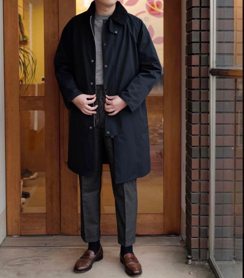 着用数回！BARBOUR NEW BURGHLEY 40 バブアー バーレー