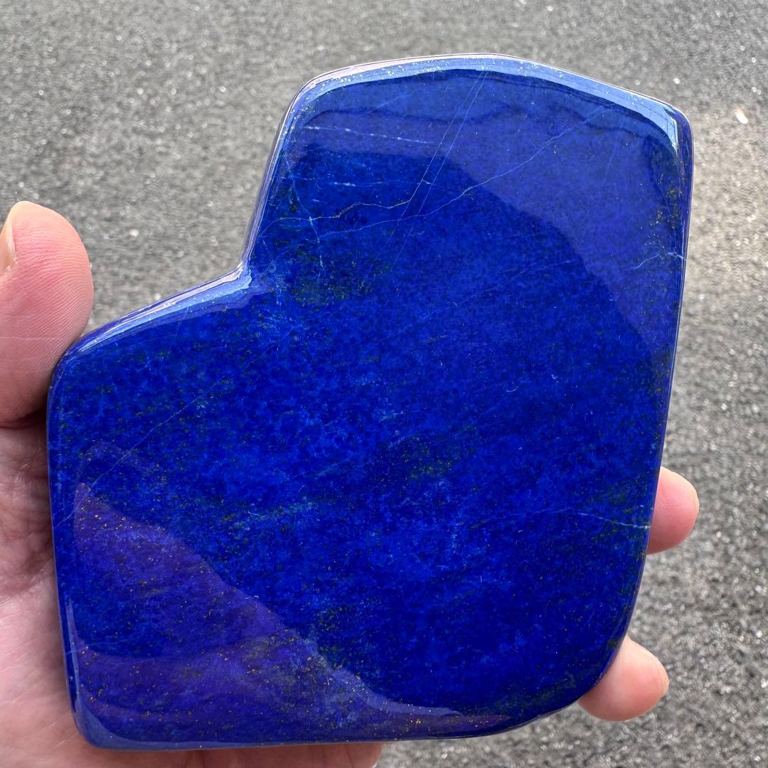 ☆ラピスラズリ☆5A☆厄除☆約816g☆アフガニスタン産☆天然無着色☆磨き原石