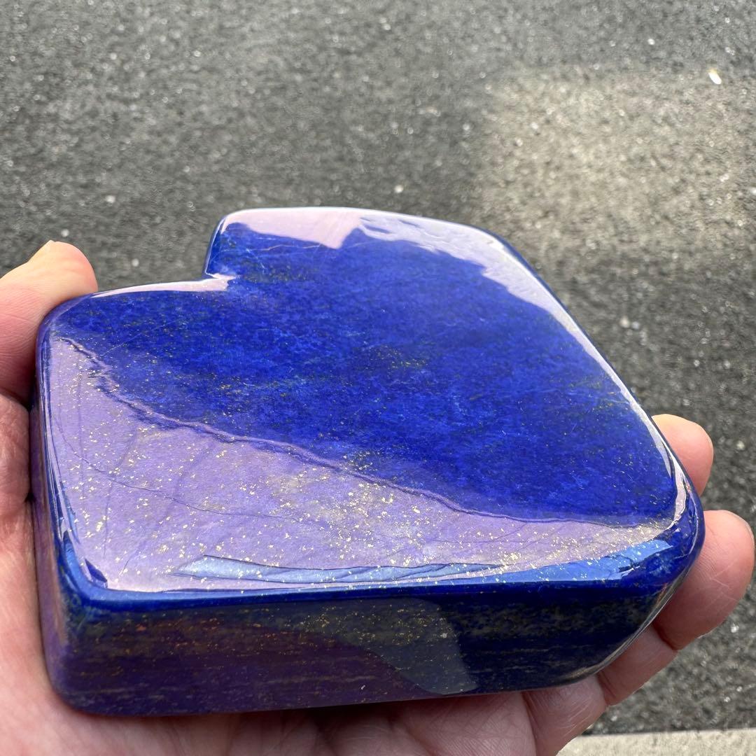 ☆ラピスラズリ☆5A☆厄除☆約816g☆アフガニスタン産☆天然無着色☆磨き原石