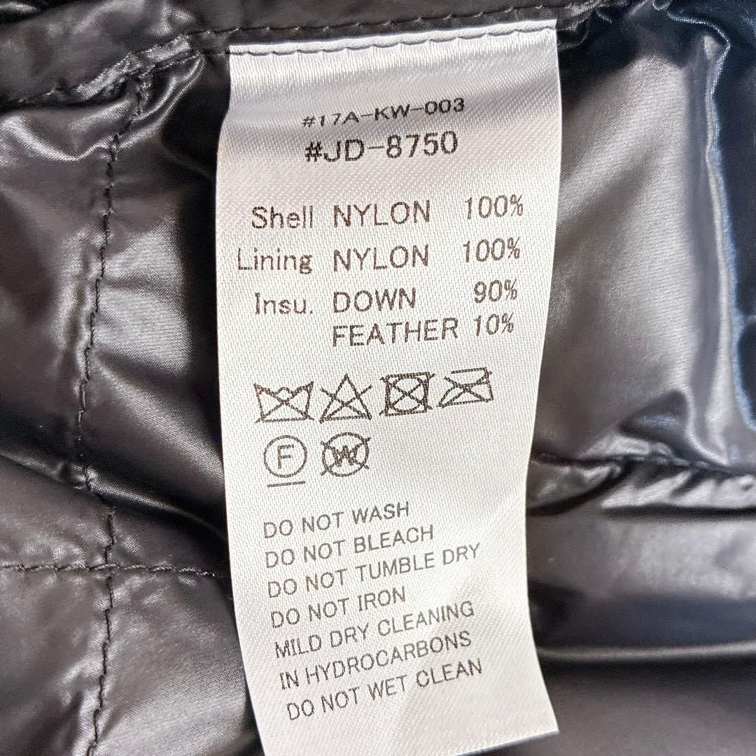 DANTON ダントンのインナーダウンベスト　送料無料　ネイビー　36男女兼用