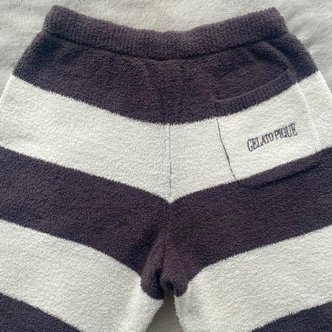 m*k様 ジェラートピケ モチーフジャガードプルオーバー＆ボーダーロングパンツ