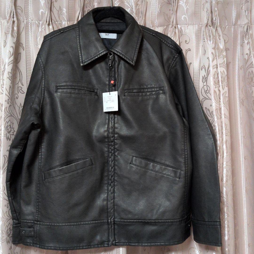 SLY♥VINTAGE BOXY F／LEATHER ジャケット