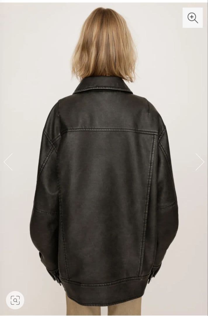 SLY♥VINTAGE BOXY F／LEATHER ジャケット